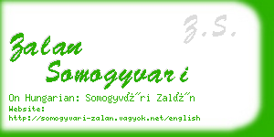 zalan somogyvari business card